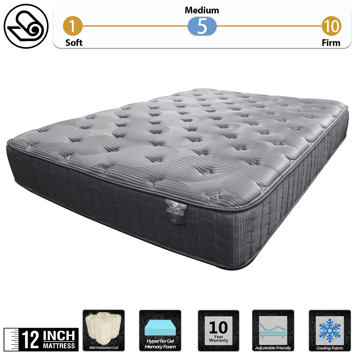 Heritage Kaua'i Mattress by SleepCity – High-quality Mattress for better sleep.