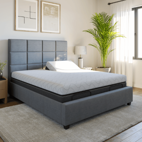 Instant Comfort Luxe Quilted Adjustable Smart Bed by SleepCity – High - quality Smart Bed for better sleep.