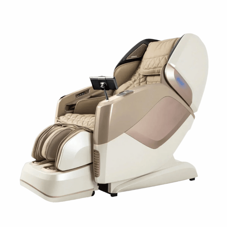 Cream Massage Chairs - SleepCity Mattress Store