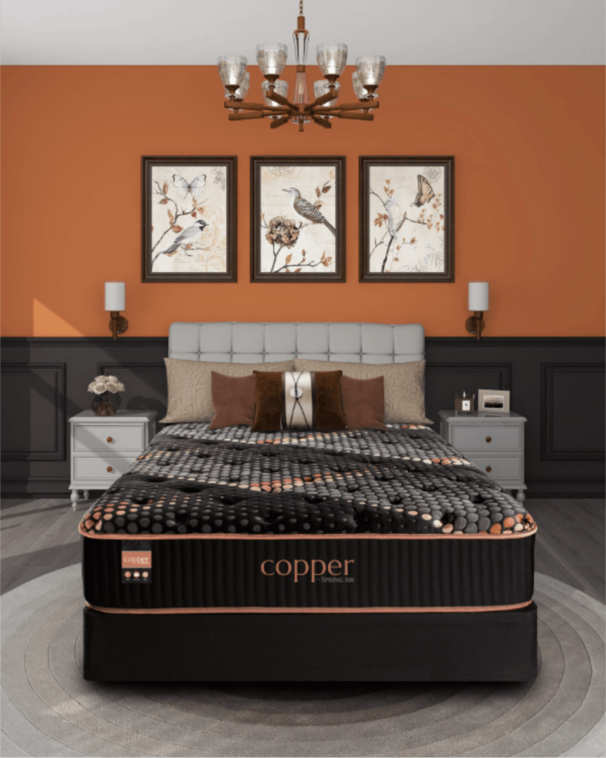 Spring Air Copper Medium Hybrid Mattress by SleepCity – High-quality Hybrid Mattress for better sleep.