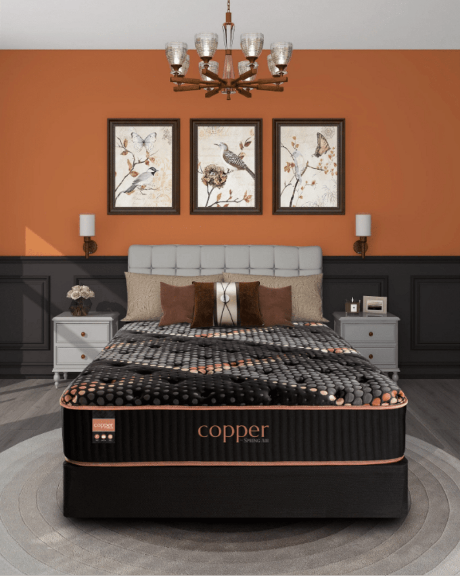 Spring Air Copper Medium Hybrid Mattress by SleepCity – High-quality Hybrid Mattress for better sleep.