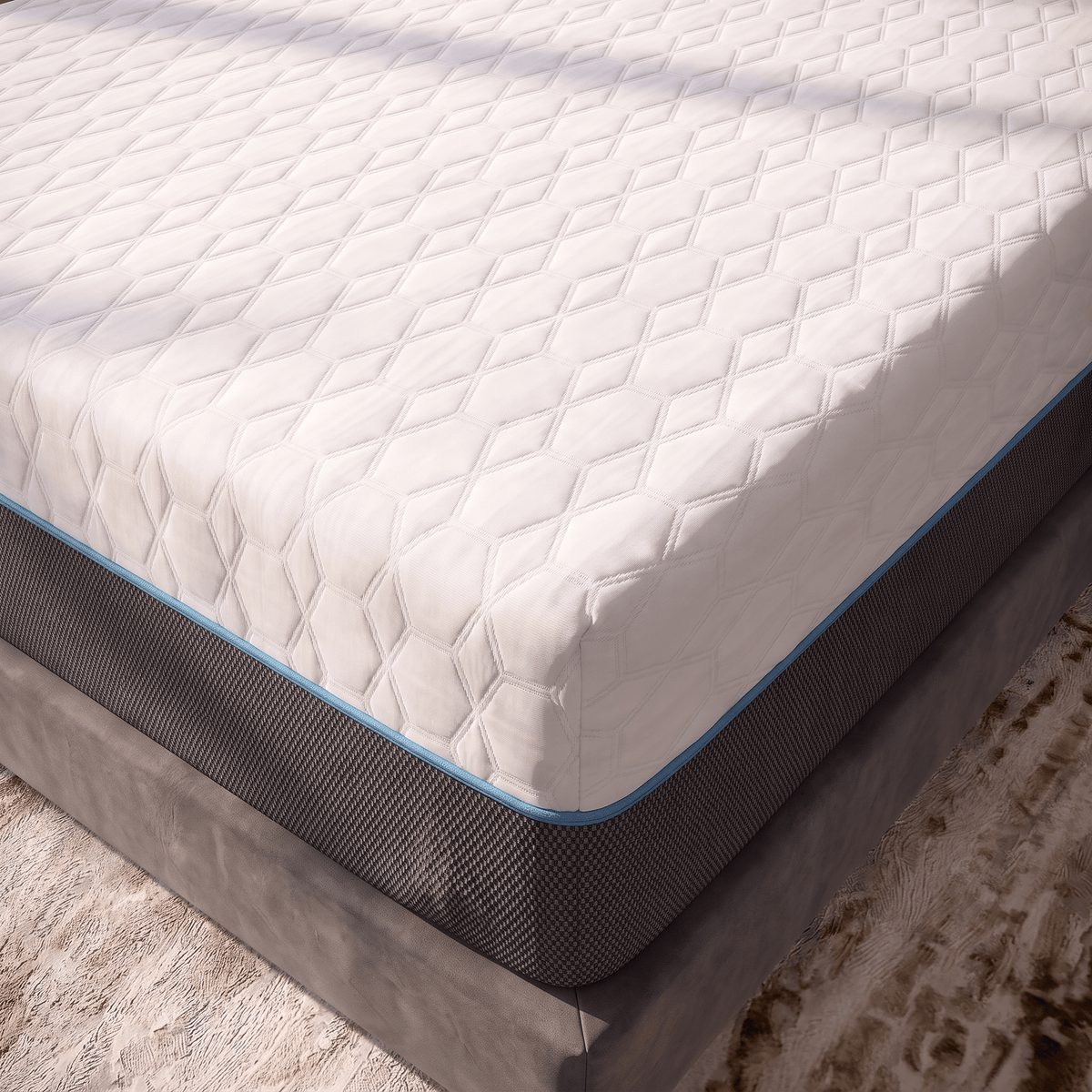 Bed Tech Copper Lux 12" Foam Mattress by SleepCity – High-quality Memory Foam Mattress for better sleep.