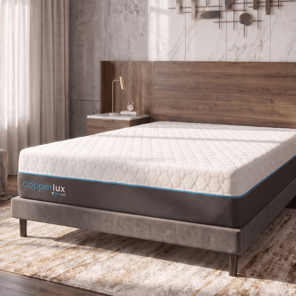 Bed Tech Copper Lux 12" Foam Mattress by SleepCity – High-quality Memory Foam Mattress for better sleep.