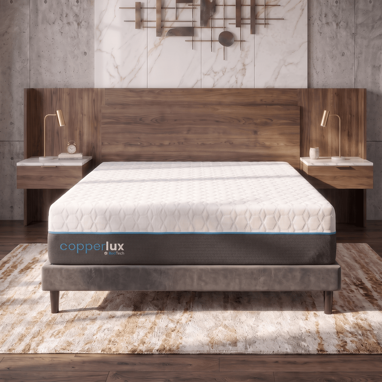 Bed Tech Copper Lux 12" Foam Mattress by SleepCity – High-quality Memory Foam Mattress for better sleep.