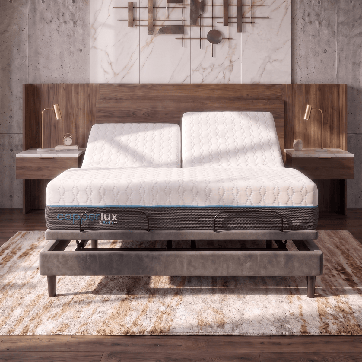 Bed Tech Copper Lux 12" Foam Mattress by SleepCity – High-quality Memory Foam Mattress for better sleep.