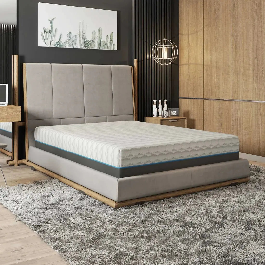 Bed Tech Copper Lux 12" Foam Mattress by SleepCity – High - quality Memory Foam Mattress for better sleep.