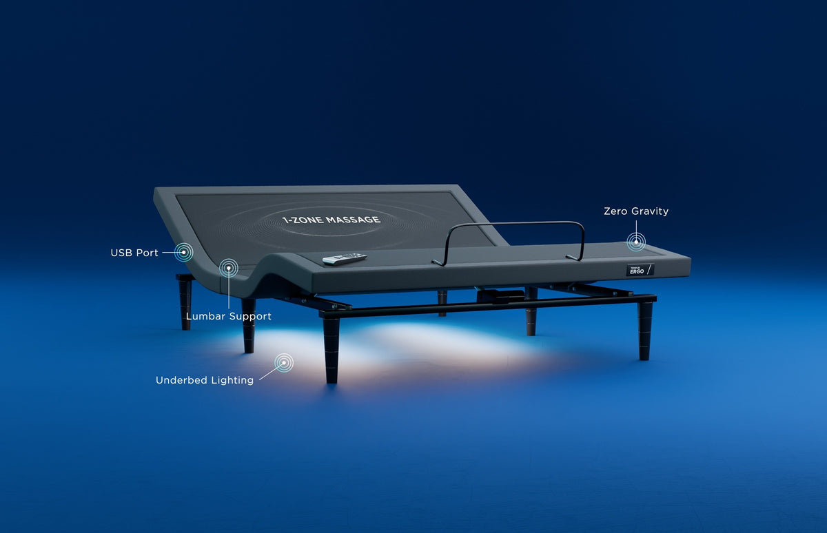 TEMPUR-Ergo 3.0 Power Base by SleepCity – High-quality Adjustable Base for better sleep.