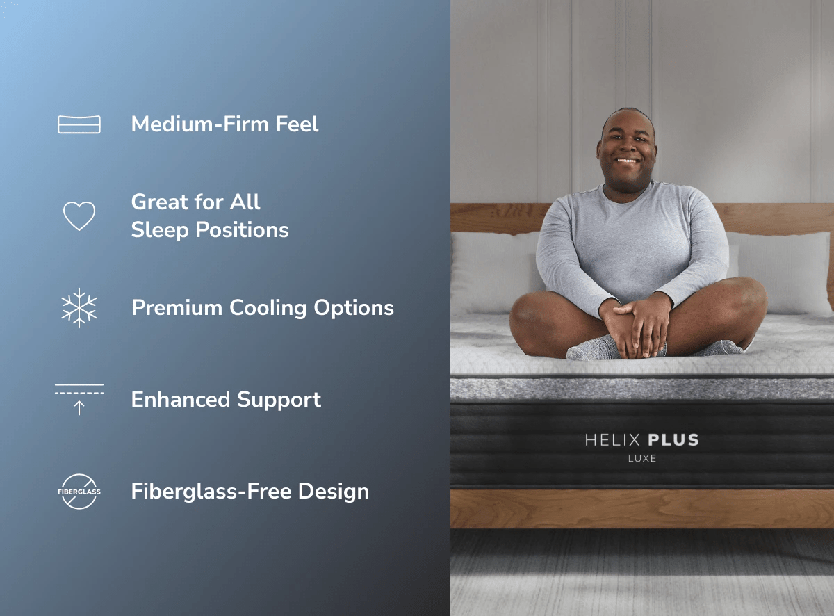 Helix Plus Luxe Mattress by SleepCity – High-quality Hybrid Mattress for better sleep.