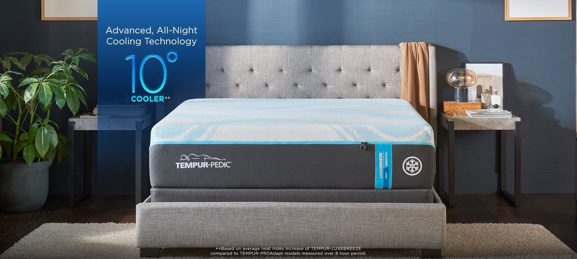 Tempur-Pedic TEMPUR-LuxeBreeze Mattress Collection by SleepCity – High-quality Cooling TEMPUR-Material Mattress for better sleep.