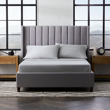 Bamboo Grey Sheet Set by SleepCity – High-quality Sheets for better sleep.
