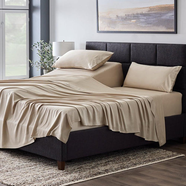 Rayon Grey Sheet Set by SleepCity – High-quality Sheets for better sleep.