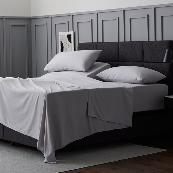 Micro White Sheet Set by SleepCity – High-quality Sheets for better sleep.