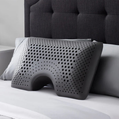 Malouf Shoulder Zoned Dough Cutout Pillow by SleepCity – High - quality Pillow for better sleep.