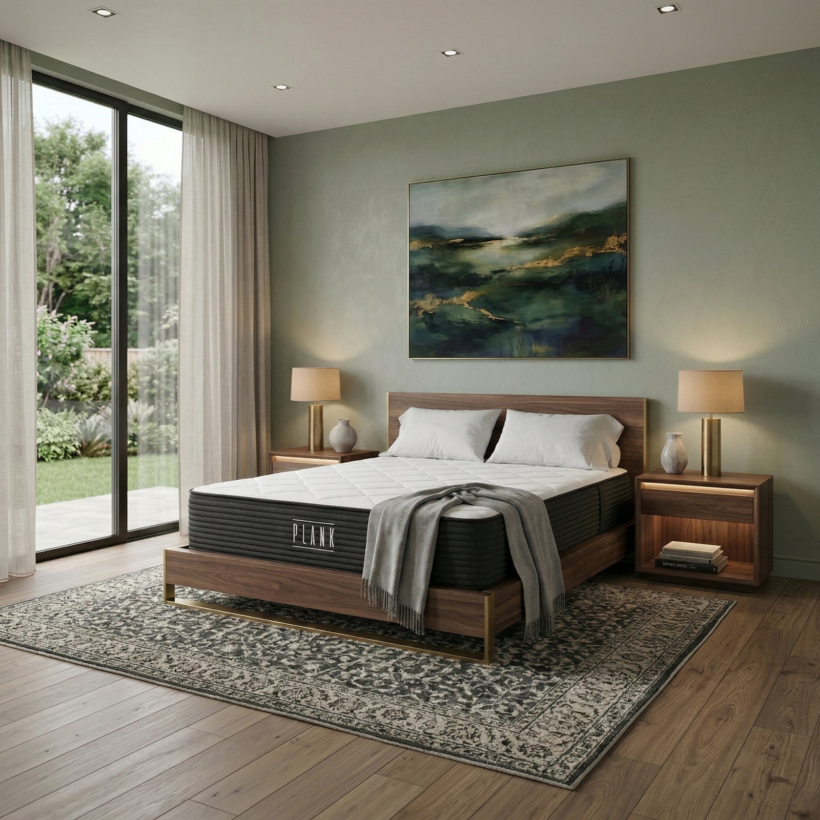 Plank Firm Mattress (No Cooling Cover – Twin Size Only) by SleepCity – High - quality Hybrid Mattress for better sleep.