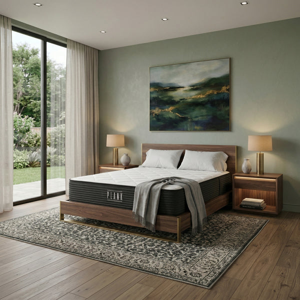 Plank Firm Mattress (No Cooling Cover – Twin Size Only) by SleepCity – High - quality Hybrid Mattress for better sleep.