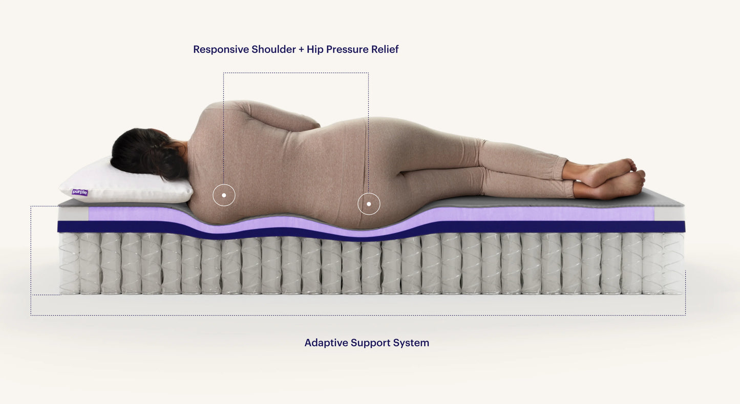 Purple Restore Mattress Collection by SleepCity – High - quality Hybrid Mattress for better sleep.