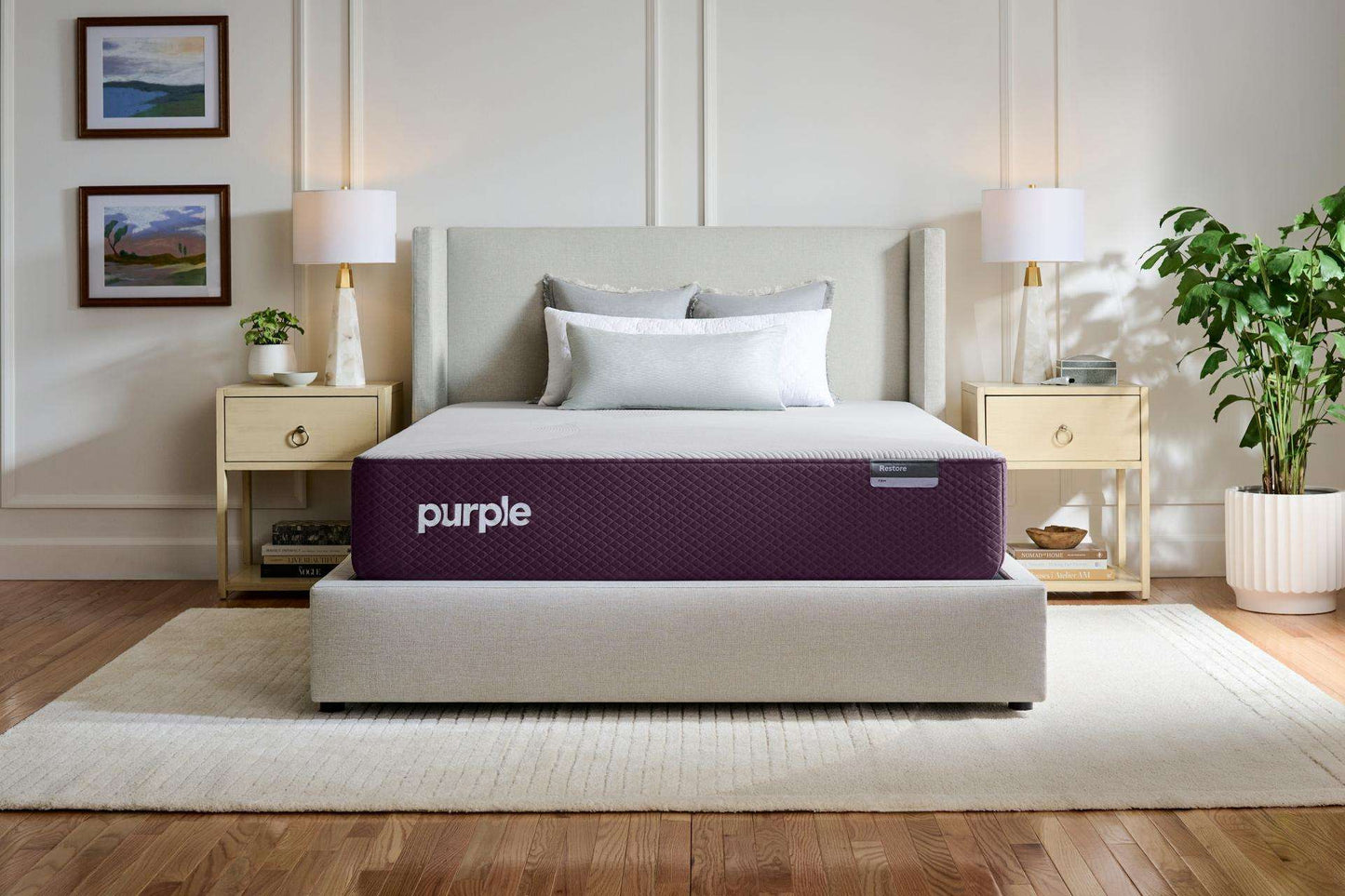 Purple Restore Mattress Collection by SleepCity – High - quality Hybrid Mattress for better sleep.