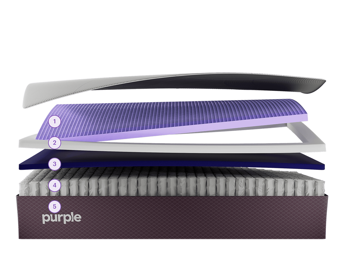 Purple Restore 11.5" Hybrid Mattress by SleepCity – High-quality Hybrid Mattress for better sleep.