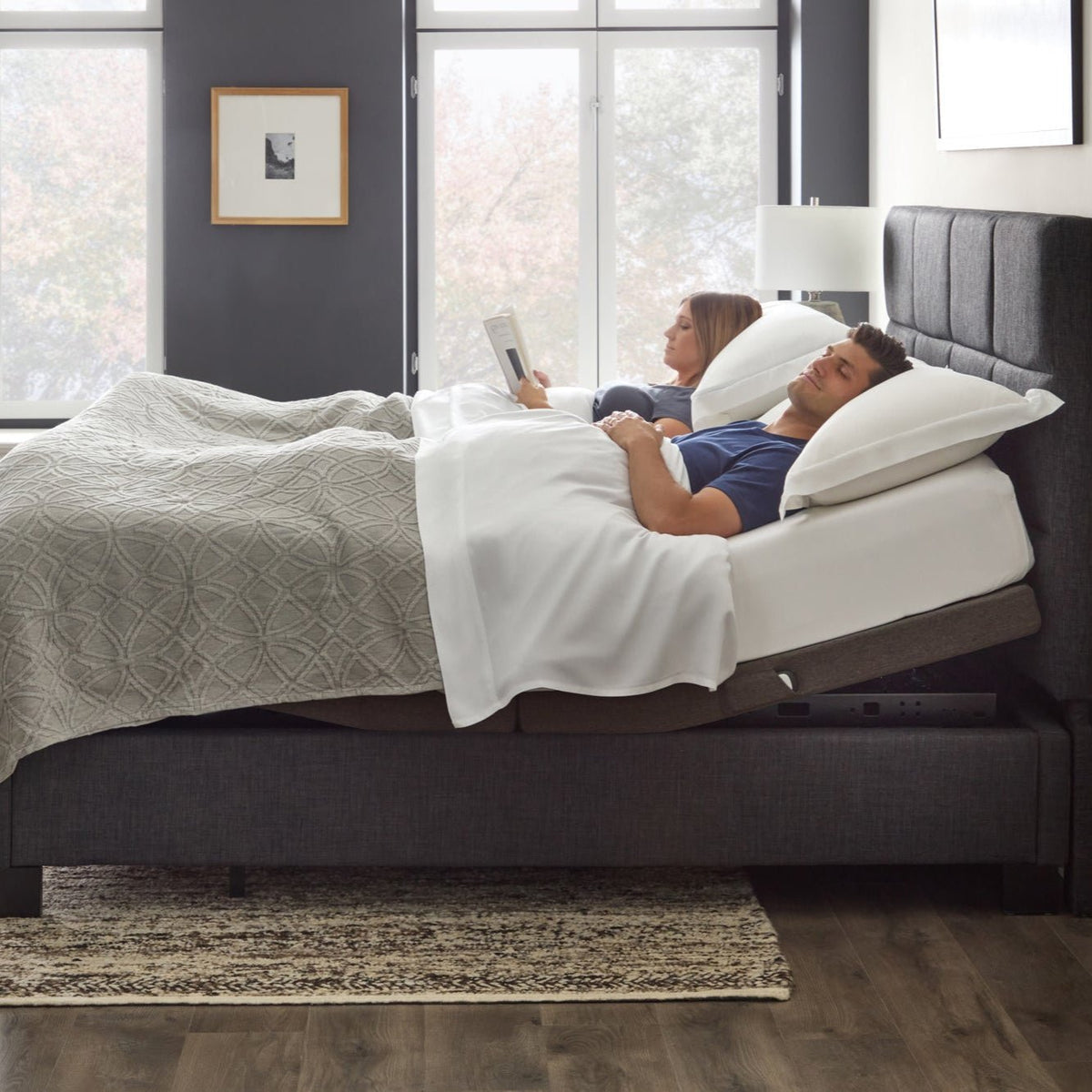 Malouf M455 Smart Adjustable Bed Base by SleepCity – High-quality Adjustable Base for better sleep.