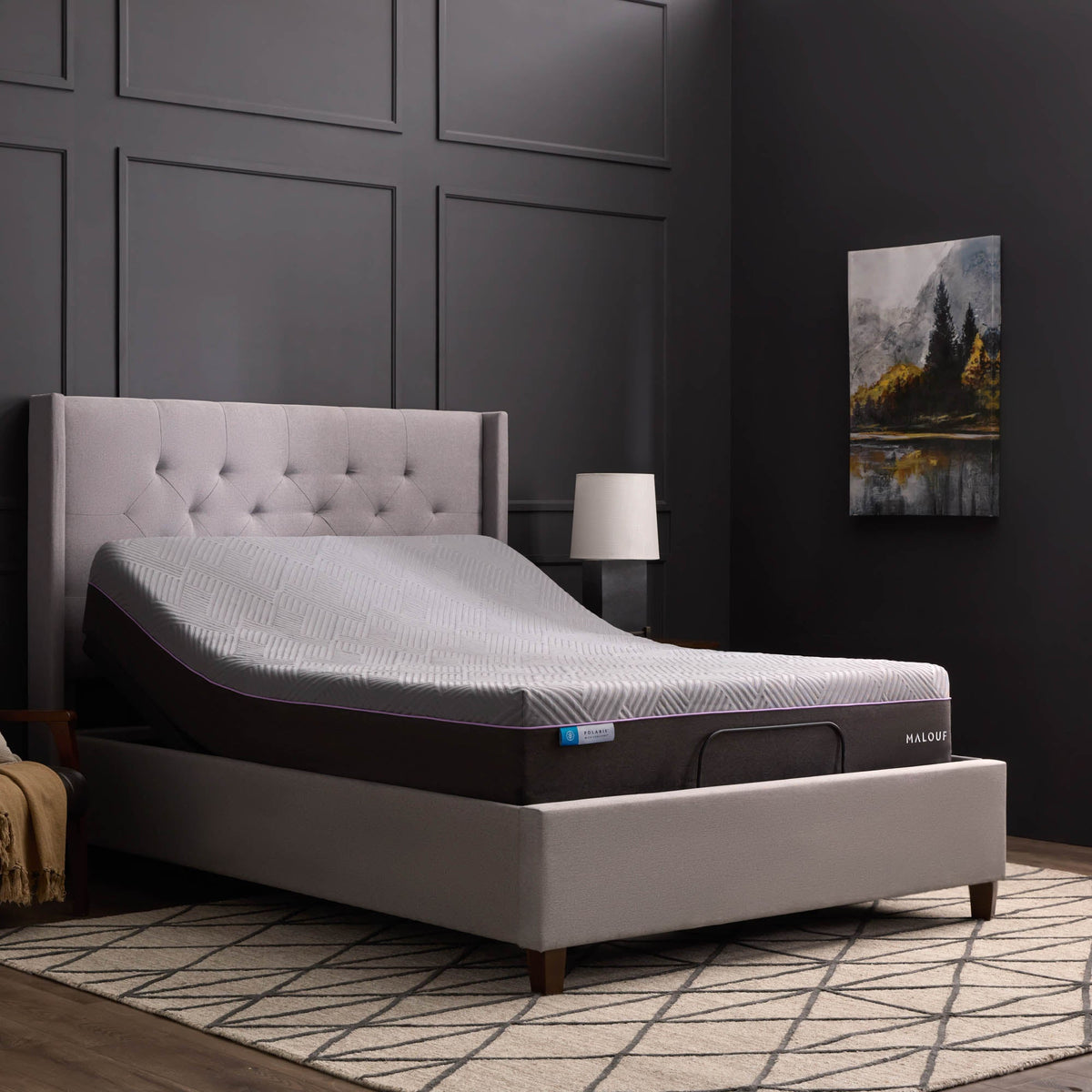Malouf E455 Smart Adjustable Base by SleepCity – High-quality Adjustable Base for better sleep.