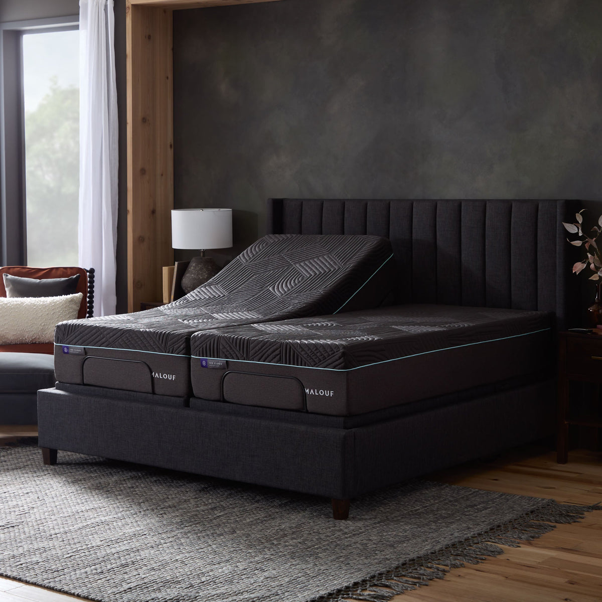 Malouf S655-Smart Adjustable Bed Base by SleepCity – High-quality Adjustable Base for better sleep.