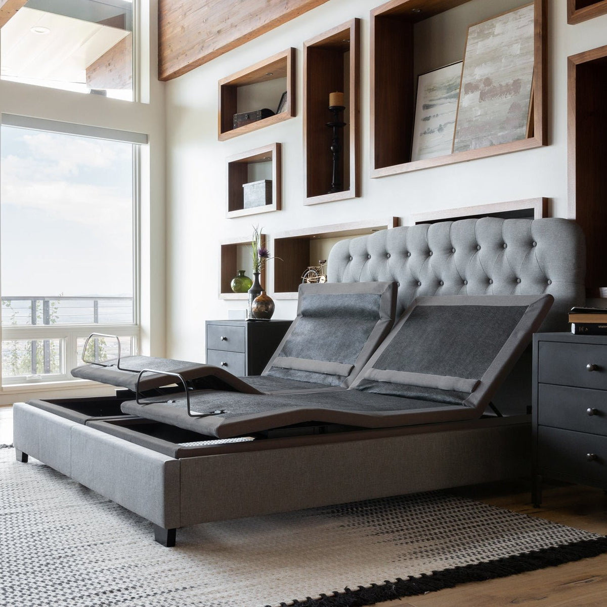 Malouf S755 Smart Adjustable Base by SleepCity – High-quality Adjustable Base for better sleep.