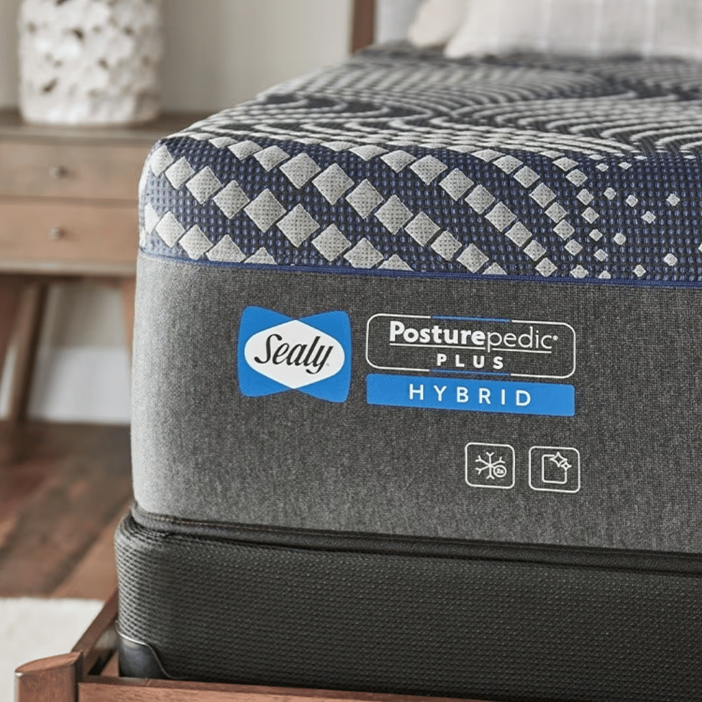 Sealy Posturepedic High Point Hybrid Mattress by SleepCity – High - quality Hybrid Mattress for better sleep.