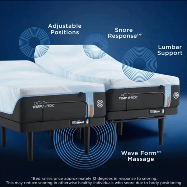 TEMPUR - Ergo ProSmart Base by SleepCity – High - quality Adjustable Bed Bases for better sleep.