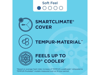 Tempur - Pedic TEMPUR - LuxeBreeze Mattress Collection by SleepCity – High - quality Firm Mattress for better sleep.
