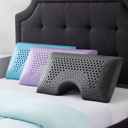 Malouf Shoulder Zoned Dough Cutout Pillow by SleepCity – High-quality Pillow for better sleep.
