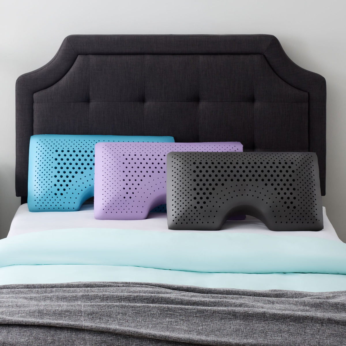 Malouf Shoulder Zoned Dough Cutout Pillow by SleepCity – High-quality Pillow for better sleep.
