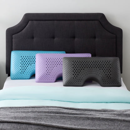 Malouf Shoulder Zoned Dough Cutout Pillow by SleepCity – High-quality Pillow for better sleep.