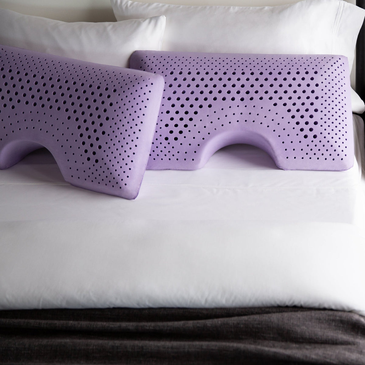 Malouf Shoulder Zoned Dough Cutout Pillow by SleepCity – High-quality Pillow for better sleep.