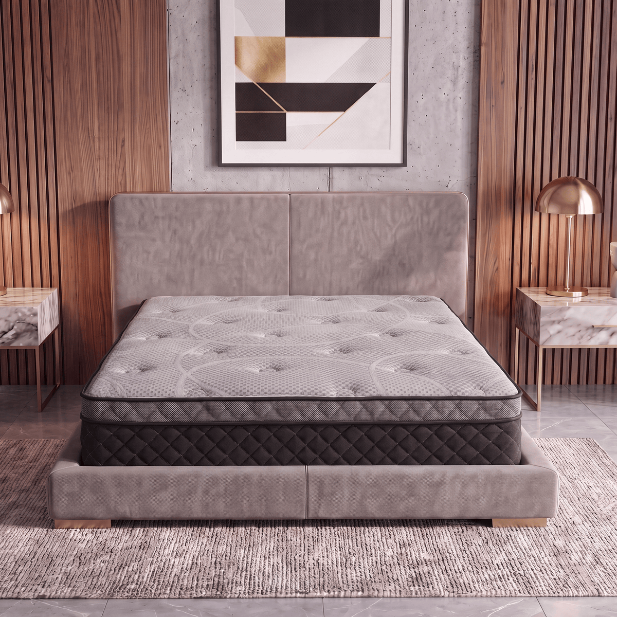 BedTech Tahoe Hybrid Mattress 12" by SleepCity – High-quality Mattress for better sleep.