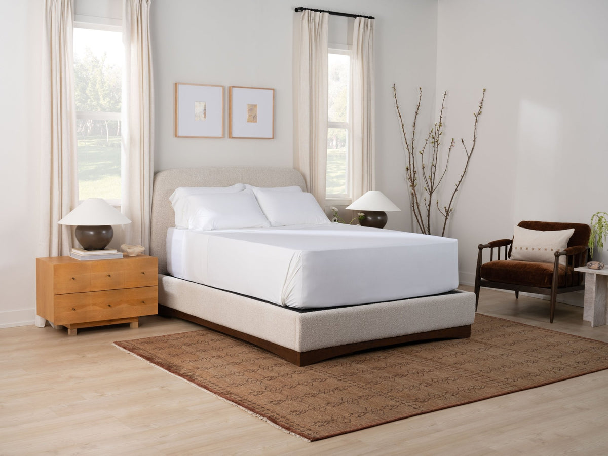 Purple Sheets (White) by SleepCity – High-quality Sheets for better sleep.