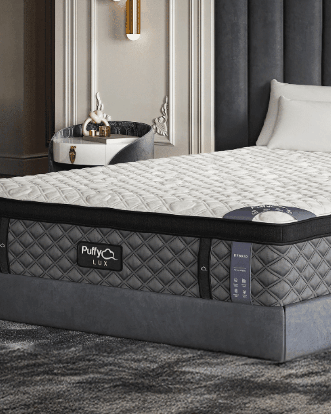 Puffy Lux Hybrid Mattress by SleepCity – High-quality Hybrid Mattress for better sleep.