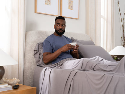 Purple Sheets (Grey) by SleepCity – High-quality Sheets for better sleep.
