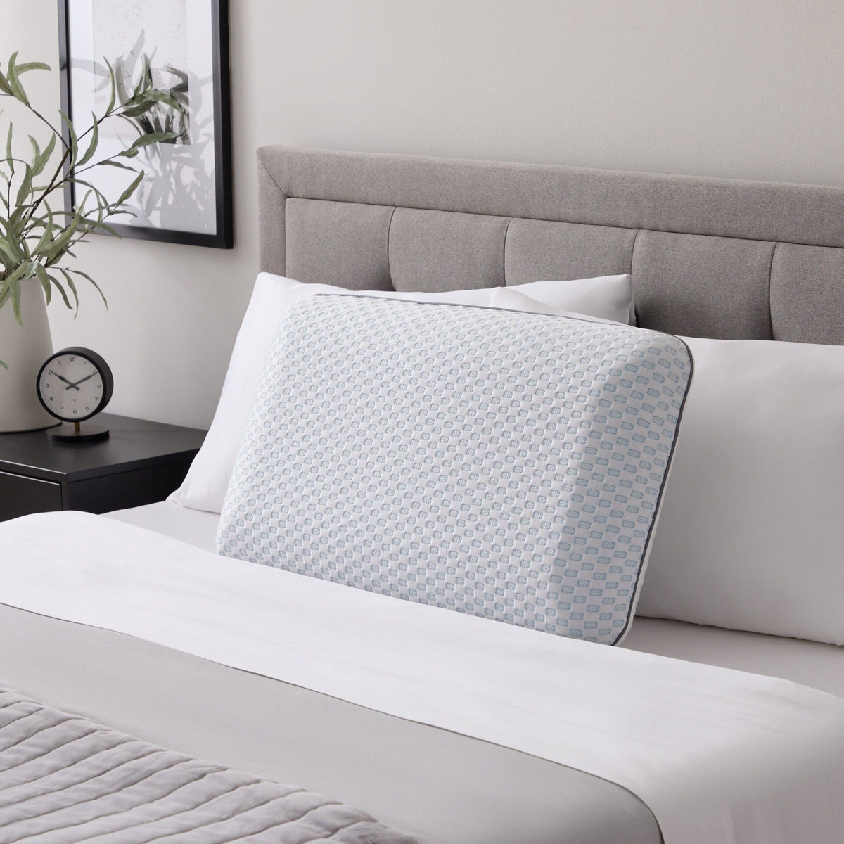 Weekender Bamboo Charcoal Pillow with Reversible Cooling Cover by SleepCity – High-quality Pillow for better sleep.