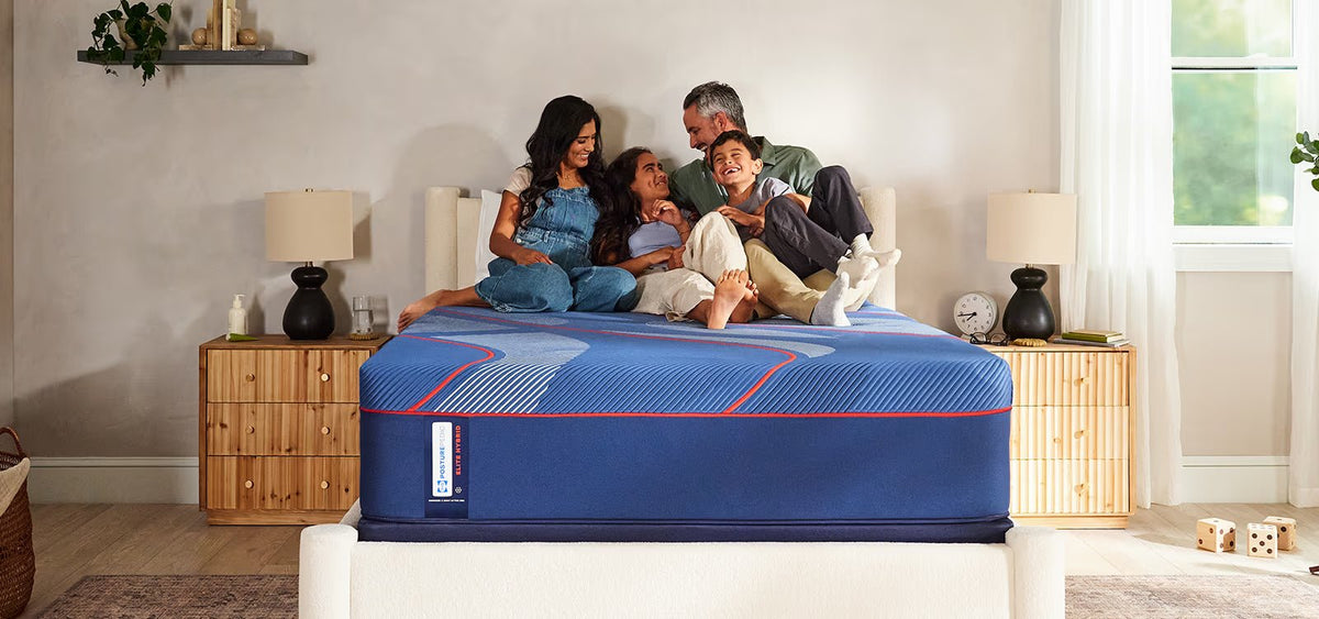 Sealy Posturepedic Plus High Point II Mattress by SleepCity – High-quality Hybrid Mattress for better sleep.