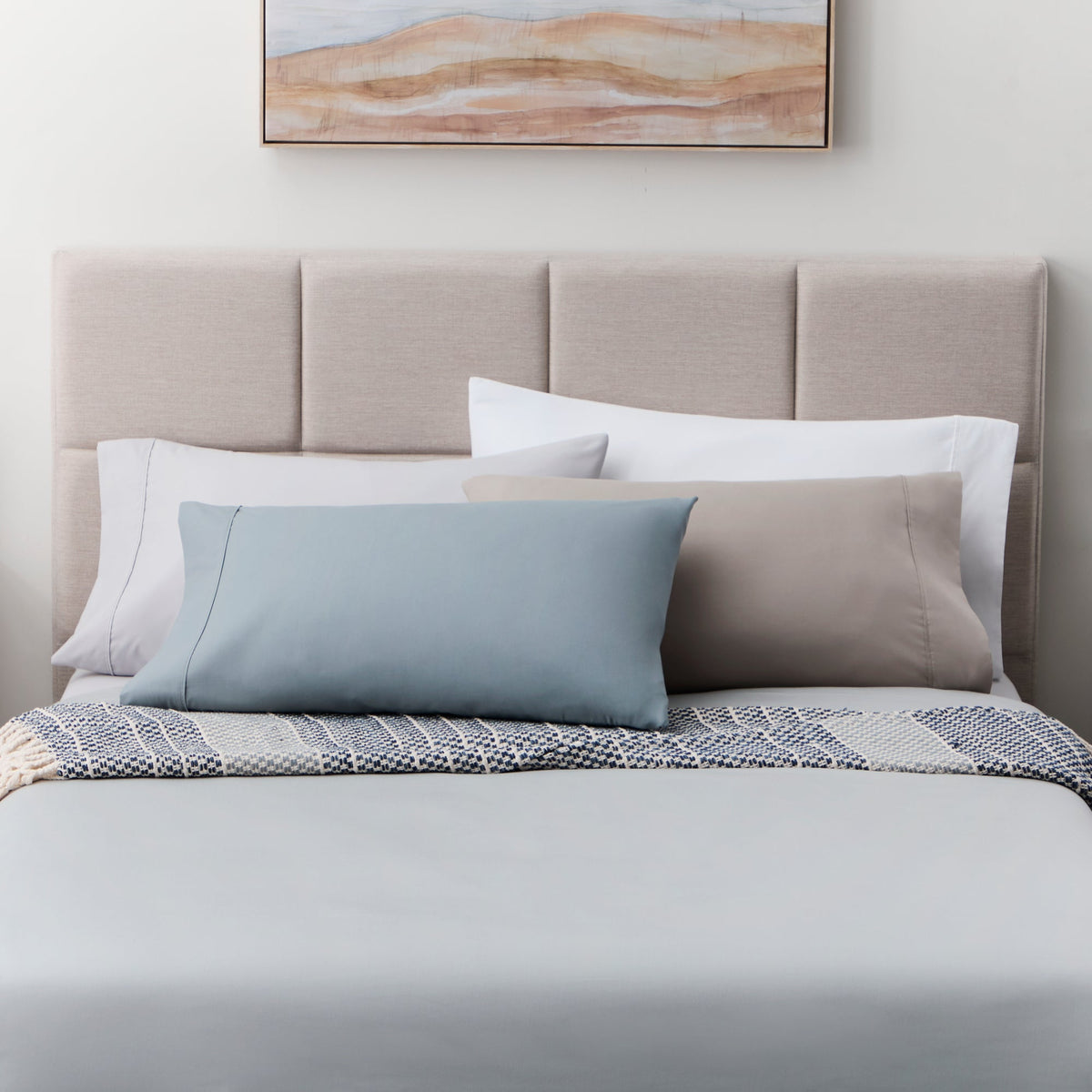 Malouf Brushed Microfiber Sheet Set - White by SleepCity – High-quality Sheets for better sleep.