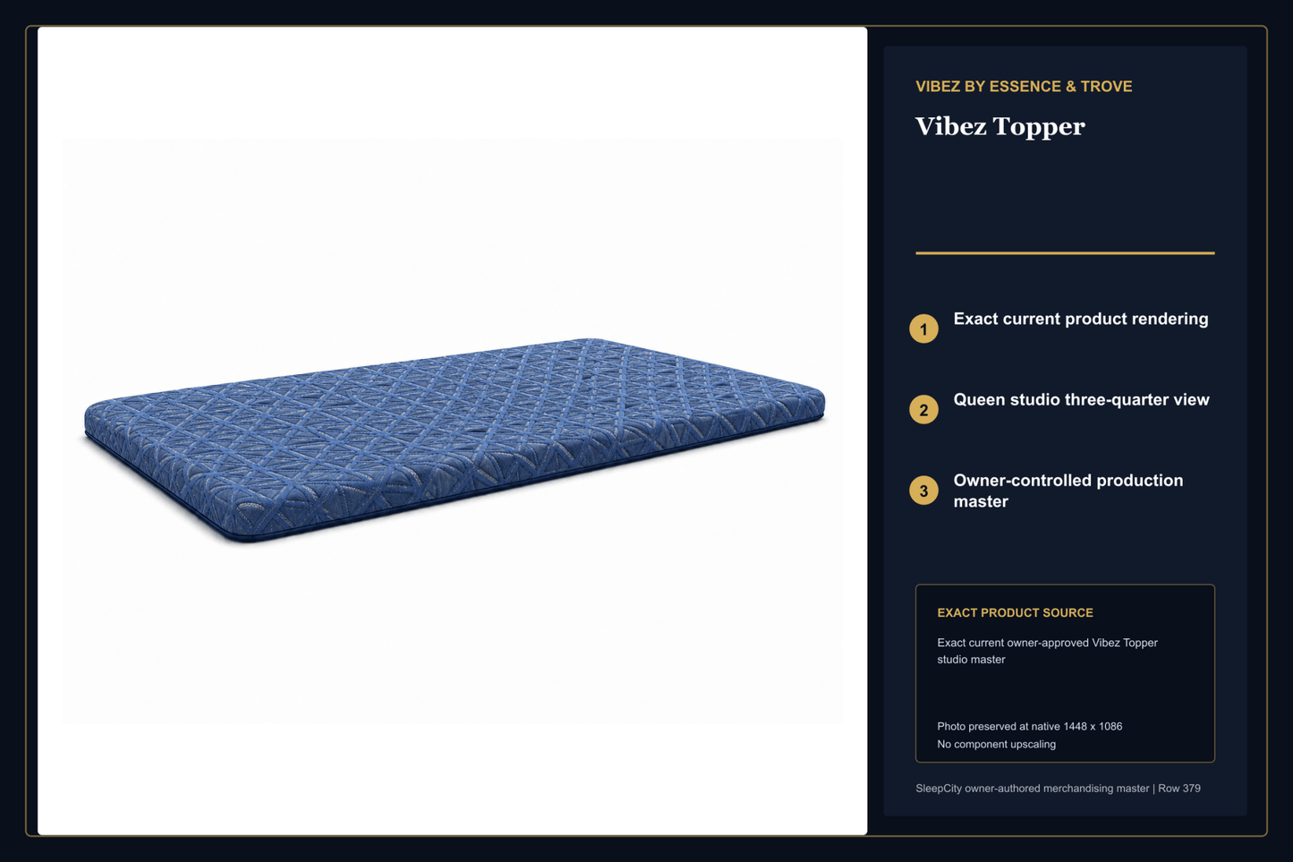 Vibez Topper by SleepCity – High-quality Mattress Topper for better sleep.