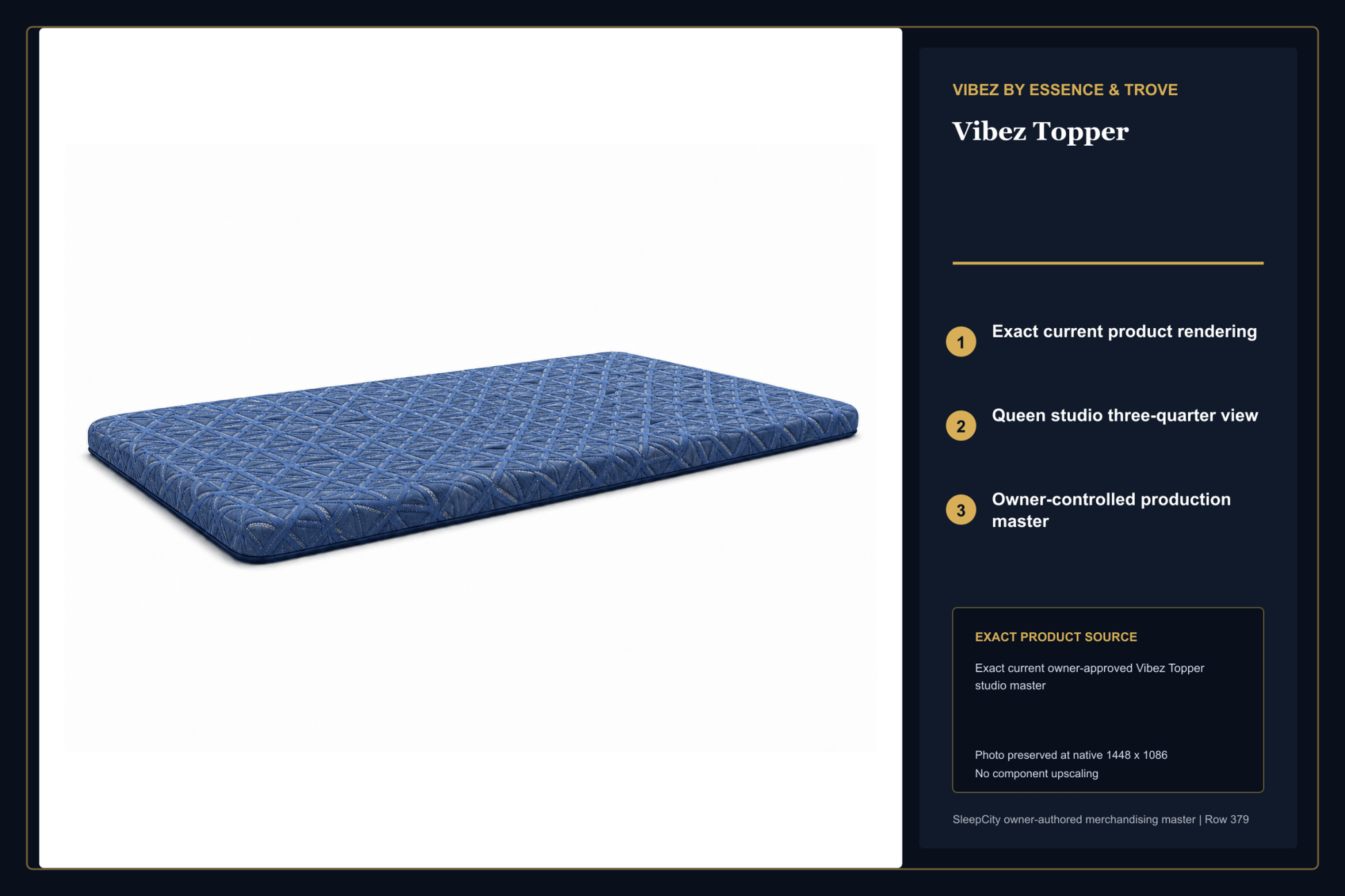 Vibez Topper by SleepCity – High-quality Mattress Topper for better sleep.