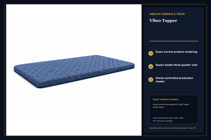 Vibez Topper by SleepCity – High-quality Mattress Topper for better sleep.