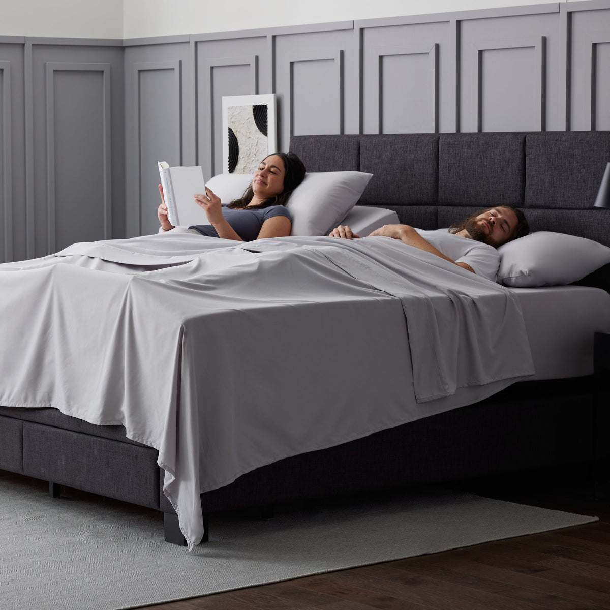Malouf Brushed Microfiber Sheet Set - Driftwood by SleepCity – High-quality Sheets for better sleep.