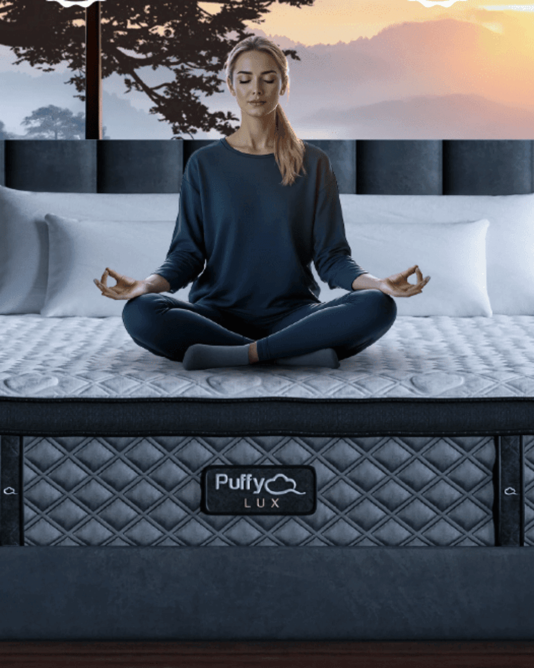 Puffy Lux Hybrid Mattress by SleepCity – High-quality Hybrid Mattress for better sleep.