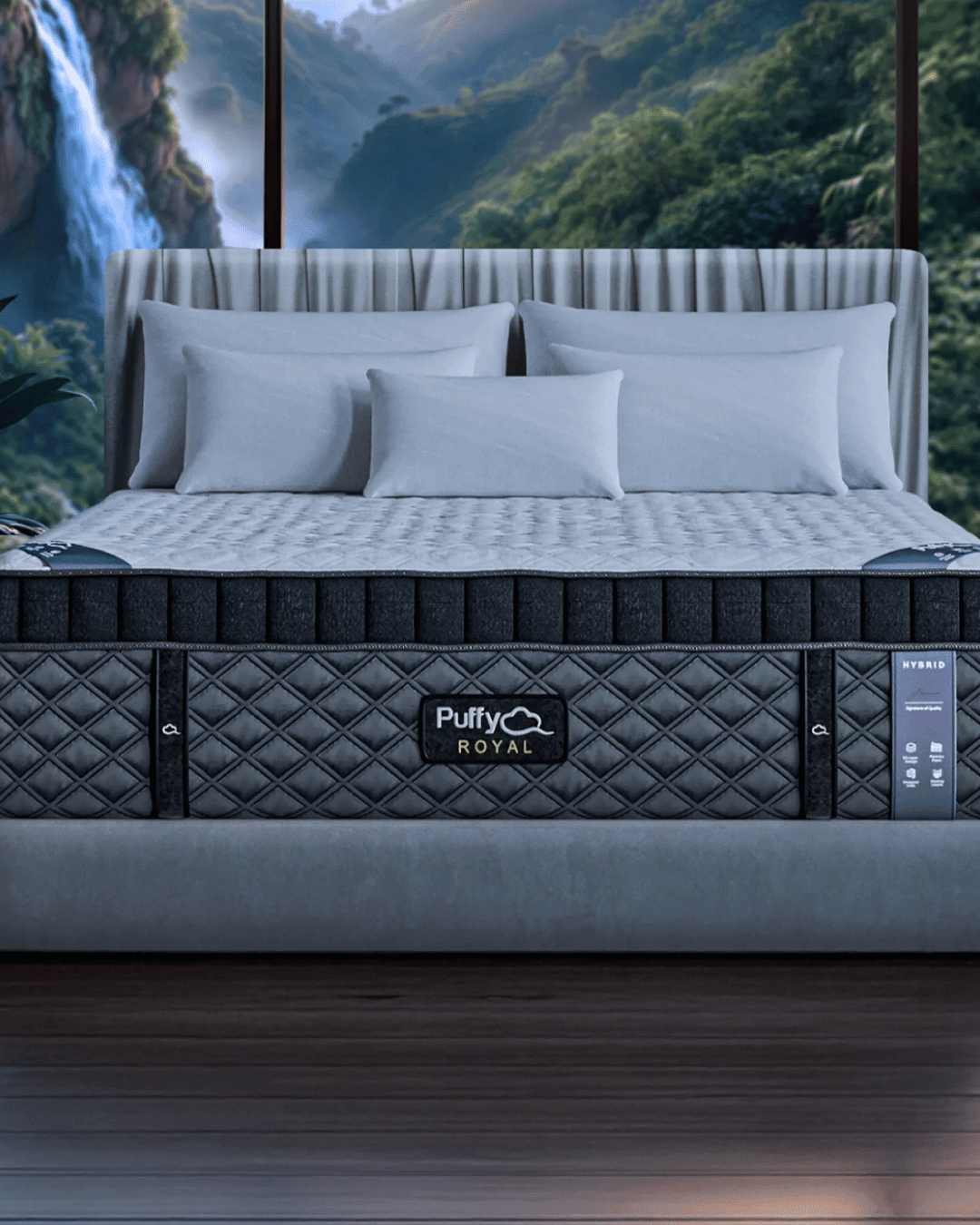 Puffy Royal Hybrid Mattress by SleepCity – High-quality Hybrid Mattress for better sleep.