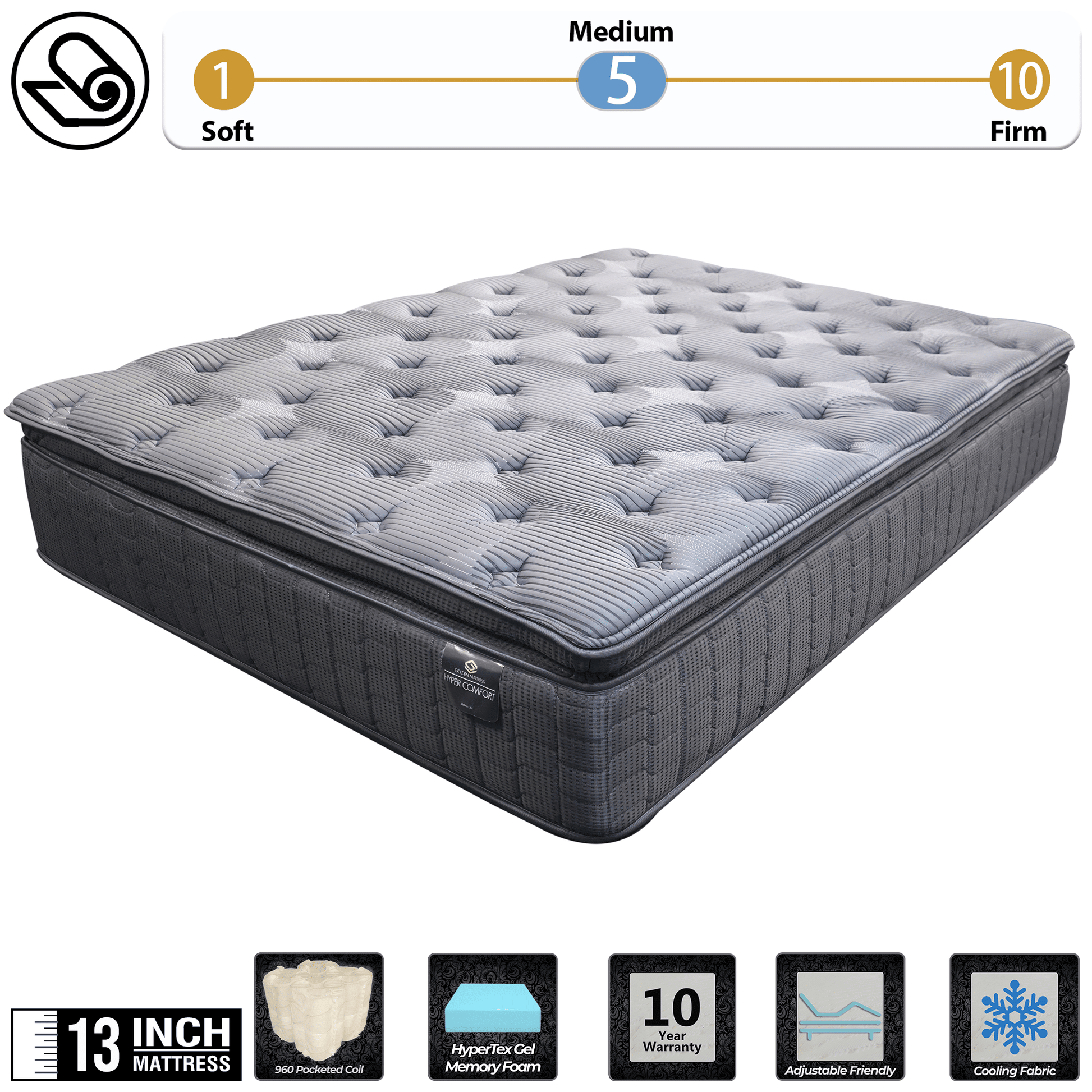 Heritage Kona Mattress by SleepCity – High-quality Mattress for better sleep.