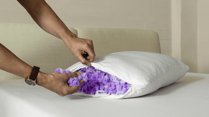Purple Freeform Pillow by SleepCity – High-quality Pillow for better sleep.