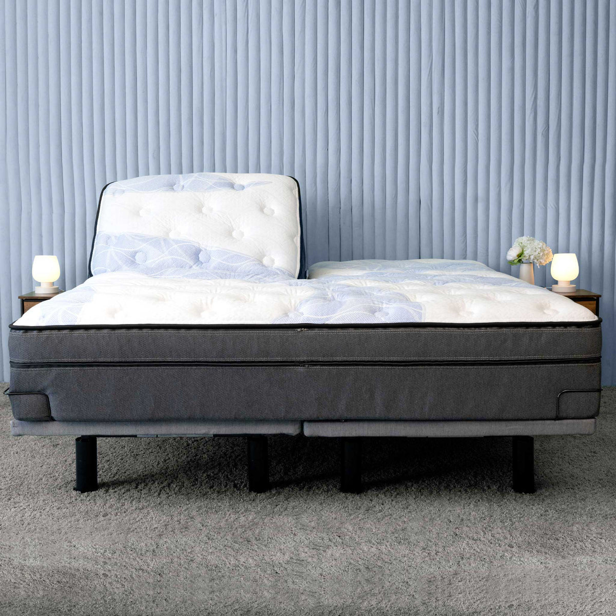 Instant Comfort Luxe Quilted Adjustable Smart Bed by SleepCity – High-quality Smart Bed for better sleep.