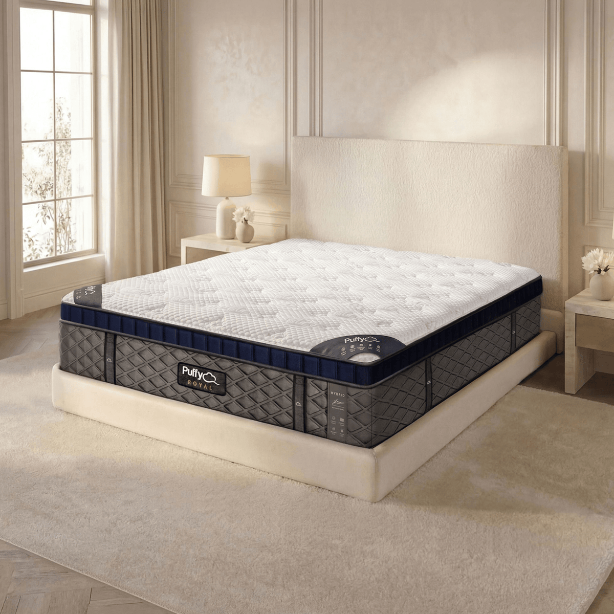 Puffy Royal Hybrid Mattress by SleepCity – High-quality Hybrid Mattress for better sleep.